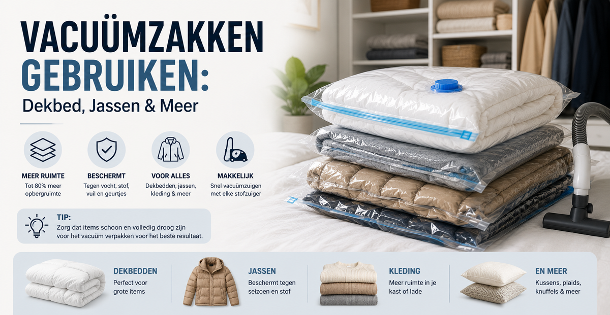 Vacuümzakken Gebruiken: Dekbed, Jassen & Meer