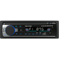 Strex Autoradio met Bluetooth voor alle auto's - USB, AUX en Handsfree - Afstandsbediening - Enkel DIN Auto Radio met Ingebouwde Microfoon