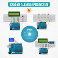 Strex Starter Kit geschikt voor Arduino - ATmega328P - 244 Delig - In Plastic Opbergdoos