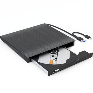 Strex Externe DVD Speler en Brander - CD/DVD - Plug & Play - USB 3.0 DVD Speler - Geschikt voor Windows, Mac en Linux - Optical Drive