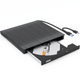 Strex Externe DVD Speler en Brander - CD/DVD - Plug & Play - USB 3.0 DVD Speler - Geschikt voor Windows, Mac en Linux - Optical Drive