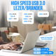 Strex Externe DVD Speler en Brander - CD/DVD - Plug & Play - USB 3.0 DVD Speler - Geschikt voor Windows, Mac en Linux - Optical Drive