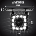 Strex Achteruitrijcamera - Universeel RCA - 12 LED Nachtzicht - IP68 Waterdicht - Achteruitrij Camera Auto