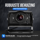 Strex Achteruitrijcamera Set Bedraad Met 4 Camera's (tegelijk bekijken) - 9" Scherm - 18LED Nachtzicht 15m - IP66 Waterdicht - Achteruitrij Camera