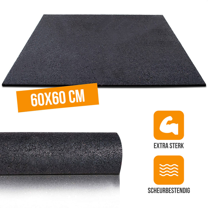 Strex Anti Trillingsmat Wasmachine en Wasdroger - 60 x 60 CM - Geluidsdempende Antislip Mat - Trillingsdemper - Rubber Mat