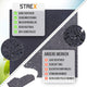 Strex Anti Trillingsmat Wasmachine en Wasdroger - 60 x 60 CM - Geluidsdempende Antislip Mat - Trillingsdemper - Rubber Mat