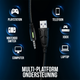 Strex Gaming Headset met Microfoon Blauw - PC + PS4 + PS5 + Xbox One + Xbox Series