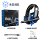 Strex Gaming Headset met Microfoon Blauw - PC + PS4 + PS5 + Xbox One + Xbox Series