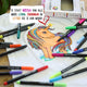 Strex Textielstiften - 20 stuks - Kleding stiften - Textielmarkers - Textiel Stiften