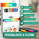 Strex Textielstiften - 20 stuks - Kleding stiften - Textielmarkers - Textiel Stiften