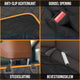 Strex Hondendeken Auto Achterbank en Kofferbak - 137 x 147 CM - Beschermhoes - Hondenkleed - Honden Deken Auto Achterbank - Incl. Hondenriem En Opbergzak