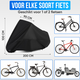 Strex Fietshoes Universeel voor alle Fietsen - Waterdicht Ultra Sterk Oxford - Fiets Hoes voor 1/2 Fietsen - Incl. Opbergzak