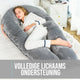 Strex Zwangerschapskussen XXL - 280cm - Afneembare Hoes - Zijslaapkussen / Body Pillow / Lichaamskussen / Voedingskussen