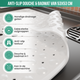Strex Badmat / Antislipmat Douche - 53x53CM - Met Zuignappen - Douchemat Antislip voor Douche - Badkamermat
