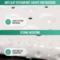Strex Badmat / Antislipmat Douche - 53x53CM - Met Zuignappen - Douchemat Antislip voor Douche - Badkamermat