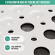 Strex Badmat / Antislipmat Douche - 53x53CM - Met Zuignappen - Douchemat Antislip voor Douche - Badkamermat