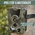 Strex Wildcamera met WiFi en Nachtzicht - 120MP 4K ULTRA HD - Waterdicht - Incl. 32 GB SD - Wild Camera
