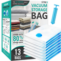 Strex Vacuumzakken Dekbedden & Kleding - 14 Stuks / 4 Maten - Reiszakken / Vacumeerzakken - Incl. Handpomp
