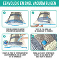 Strex Vacuumzakken Dekbedden & Kleding - 14 Stuks / 4 Maten - Reiszakken / Vacumeerzakken - Incl. Handpomp