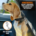 Strex Hondendeken Auto Achterbank en Kofferbak - 137 x 147 CM - Beschermhoes - Hondenkleed - Honden Deken Auto Achterbank - Incl. Hondenriem En Opbergzak - ZWART