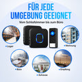 Strex Draadloze Deurbel met 2 Ontvangers Op Batterij - Plug & Play - 300 Meter - 4 Volume / 58 Melodieën - IP55 Waterdicht