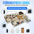 Strex Draadloze Deurbel met 2 Ontvangers Op Batterij - Plug & Play - 300 Meter - 4 Volume / 58 Melodieën - IP55 Waterdicht
