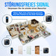 Strex Draadloze Deurbel met 2 Ontvangers Op Batterij - Plug & Play - 300 Meter - 4 Volume / 58 Melodieën - IP55 Waterdicht