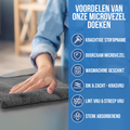 Strex Microvezeldoekjes - 12 Stuks 30 x 30 cm - Wasbaar - Schoonmaakdoekjes - Schoonmaak / Auto