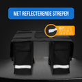 Strex Dubbele Fietstassen Waterdicht - Fietstas 40 Liter - Zwart - Met Reflectoren - Elektrische Fiets