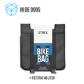 Strex Dubbele Fietstassen Waterdicht - Fietstas 40 Liter - Zwart - Met Reflectoren - Elektrische Fiets