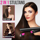 Strex Stijltang - 2 in 1 - Stijlen en Krullen - Keramisch - 120℃/230℃ - Krultang