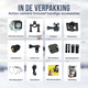 Strex Action Camera 4K 16MP - 60FPS / 30M Waterdicht / WiFi - Inclusief Accessoires - Actiecamera - Onderwatercamera