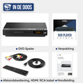 Strex DVD Speler Met HDMI - Full HD 1080P - Afstandsbediening - USB - HDMI/RCA - Regio Vrij - Zwart