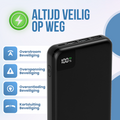Strex Powerbank - 27.000 mAh - 22.5W Snellader - USB-A/USB-C - LED Indicatie - Universele Powerbank voor o.a. iPhone/Samsung