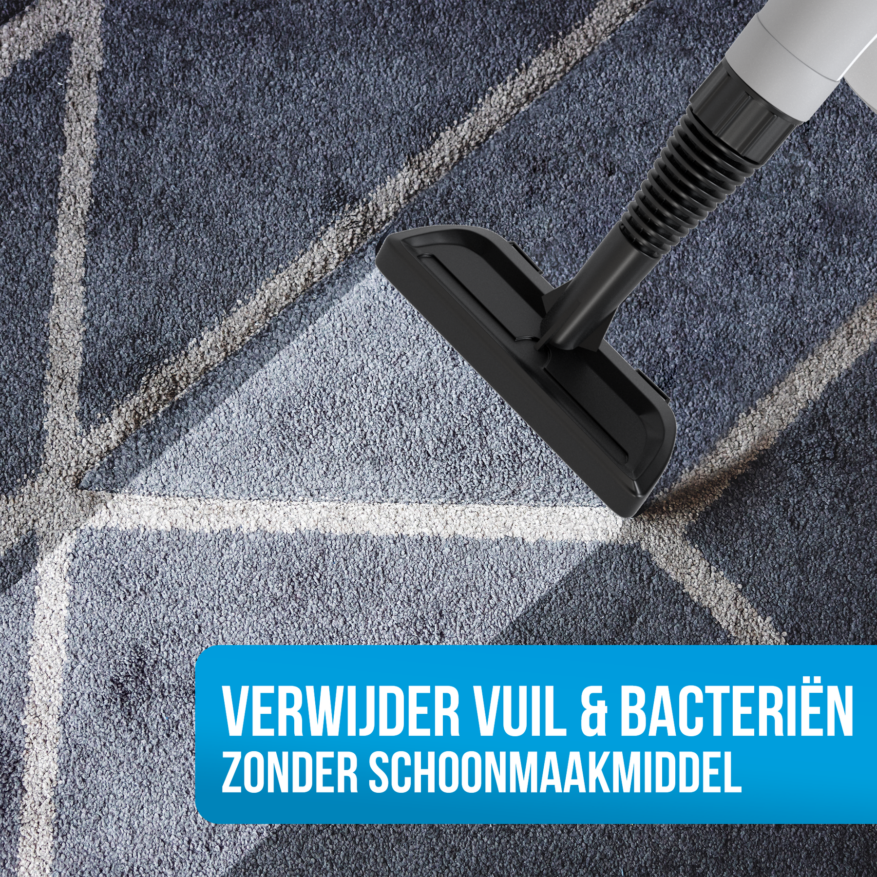 Strex Stoomreiniger Extra Krachtig - 1200W 4bar - Alles-in-één Multifunctionele Handstomer - Vlekkenreiniger