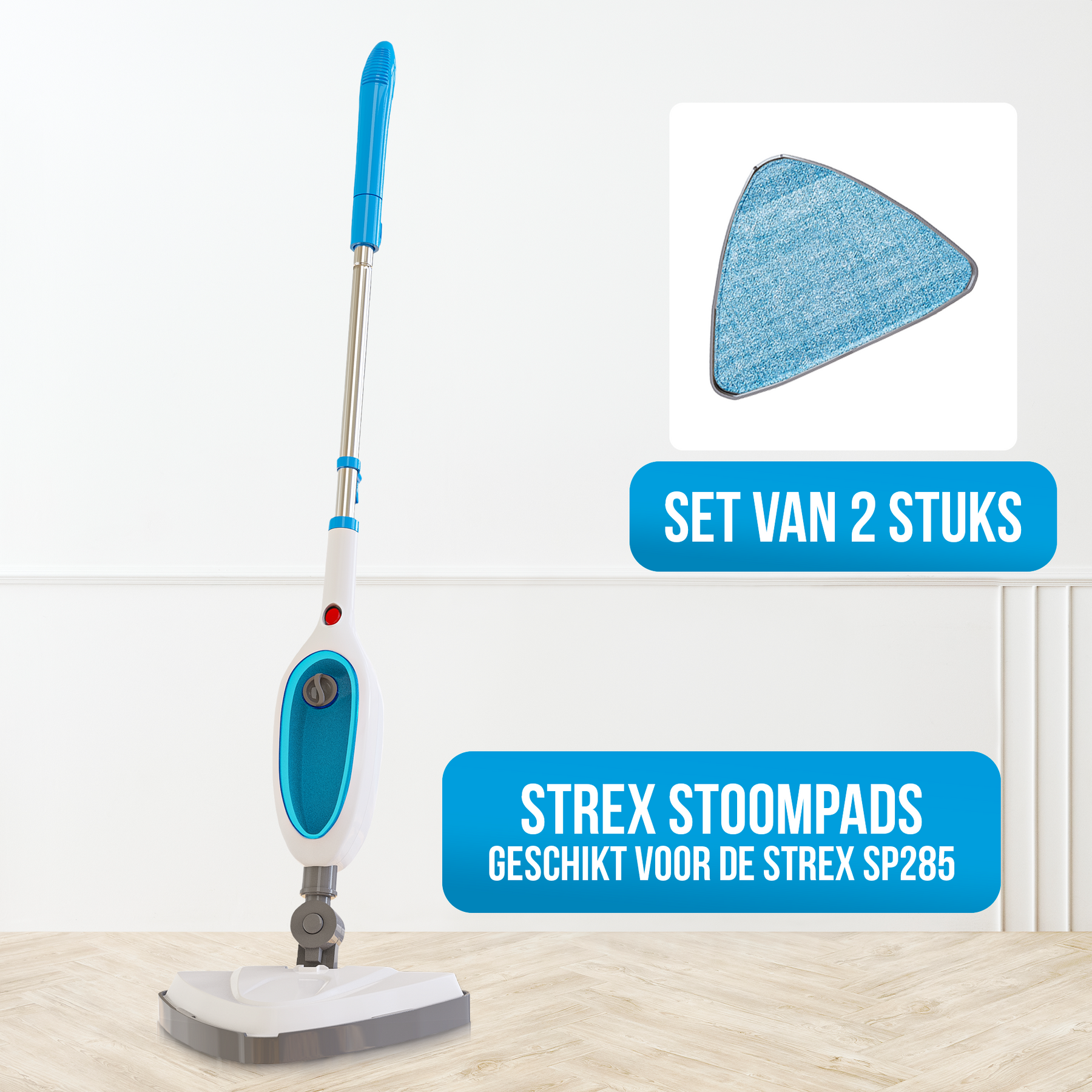 Strex Stoomdoek voor SP285 Stoomreiniger - 2 Stuks