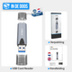 Strex Kaartlezer - Card Reader - USB 3.0/USB C - 2-In-1 - SD Kaart/TF Kaart - Geheugenkaartlezer