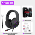 Strex Gaming Headset met Microfoon & RGB Verlichting - 7.1 Surround Sound - PC / PS4 / PS5 / XBOX / Switch