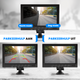 Strex Achteruitrijcamera Set Bedraad Met 2 Camera's (tegelijk bekijken) - HD 1080P - 7" Scherm - 18LED Nachtzicht 15m - IP69 Waterdicht - Achteruitrij Camera