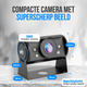 Strex Achteruitrijcamera Set Bedraad Met 2 Camera's (tegelijk bekijken) - HD 1080P - 7" Scherm - 18LED Nachtzicht 15m - IP69 Waterdicht - Achteruitrij Camera
