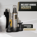 Strex 3 In 1 Neushaartrimmer Set - Oplaadbaar & Afspoelbaar - Neustrimmer / Oortrimmer / Wenkbrauwtrimmer / Baardtrimmer - Mannen & Vrouwen