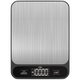 Strex Keukenweegschaal Digitaal - Weegschaal Keuken - 1 g tot 10 kg - Tarra Functie - Inclusief Batterijen - RVS/Zwart