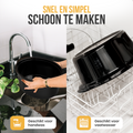 Strex Slowcooker 3.5L - Uitneembare Keramische Binnenpan - Warmhoudfunctie - Slow Cooker - Zwart