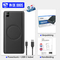 Strex Powerbank met Draadloze Qi Snellader - 27.000 mAh - 22.5W Snellader - Draadloos Opladen - USB-A/USB-C - LED Indicatie - Universele Powerbank geschikt voor o.a. iOS/Android