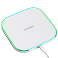 Strex Draadloze Oplader 15W - Inclusief Kabel - QI Snellader - Wireless Charger - Fast Charger - LED Indicatie - Wit