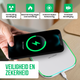 Strex Draadloze Oplader 15W - Inclusief Kabel - QI Snellader - Wireless Charger - Fast Charger - LED Indicatie - Wit