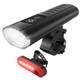 Strex Fietsverlichting Set LED 1600 lumen - Fietslamp Voorlicht & Achterlicht - Fietslampje - Fietsverlichting USB Oplaadbaar