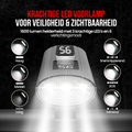 Strex Fietsverlichting Set LED 1600 lumen - Fietslamp Voorlicht & Achterlicht - Fietslampje - Fietsverlichting USB Oplaadbaar