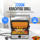 Strex Tosti Apparaat XL Met Temperatuurregeling - Contact Grill Apparaat - Tosti Ijzer - PFAS Vrij - 2200W