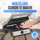 Strex Tosti Apparaat XL Met Temperatuurregeling - Contact Grill Apparaat - Tosti Ijzer - PFAS Vrij - 2200W
